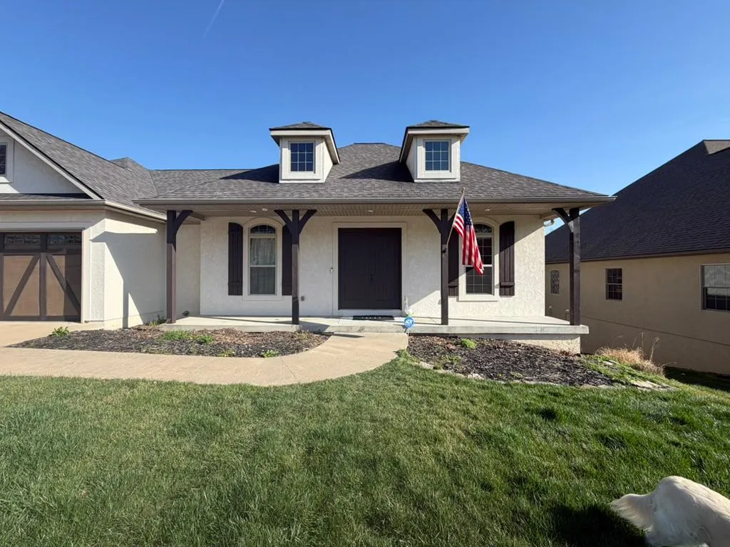 Before — home before landscaping